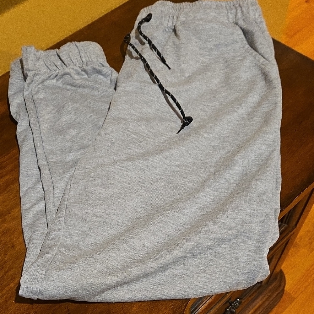 SHEIN Light Gray Men's Joggers Large